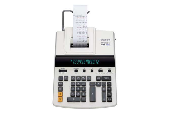 Canon CP1213DIII calculator Desktop Printing White