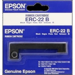 Epson ERC22B printer ribbon Black