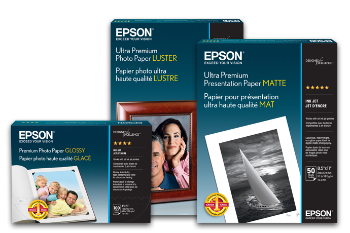 Epson S041913 printing paper Letter (215.9x279.4 mm) Gloss 250 sheets White