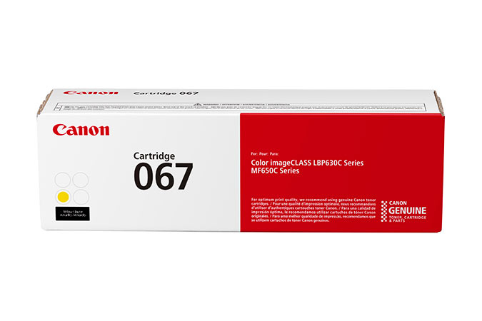 Canon 067 toner cartridge 1 pc(s) Original Yellow