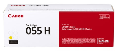 Canon imageCLASS Toner 055 ink cartridge 1 pc(s) Original High (XL) Yield Yellow