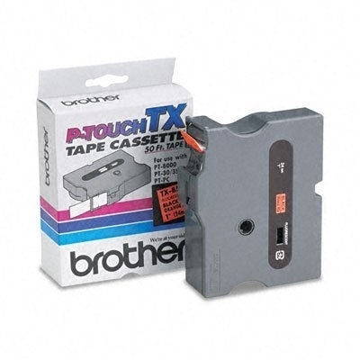 Brother TXB511 printer label Black, Orange TX